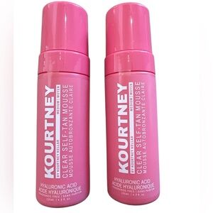 Kourtney Kellar Clear Self Tanning Mousse Medium NEW set of 2